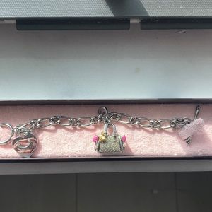 Juicy couture bracelet with charm